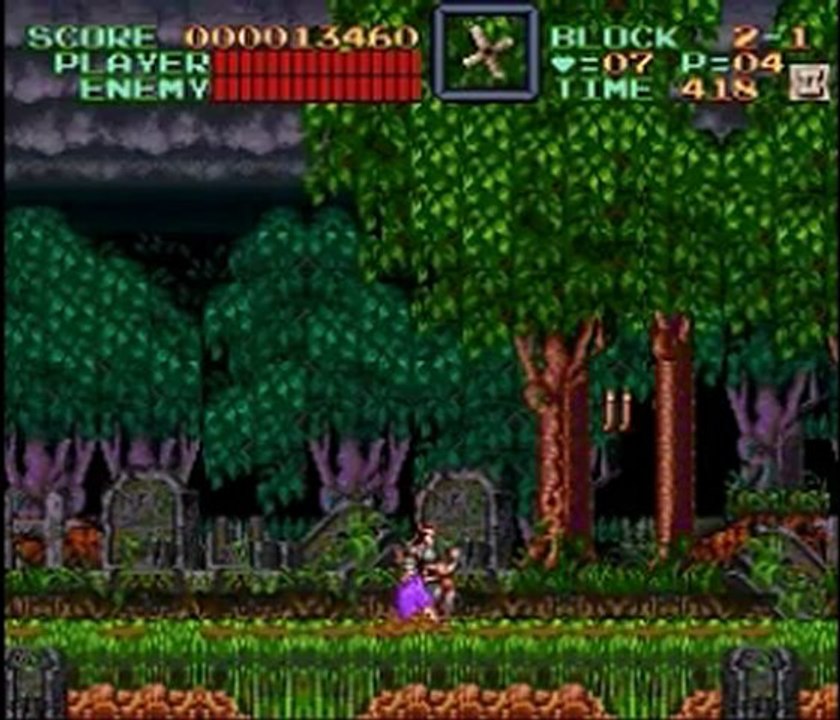 Walkthrough Super Castlevania IV Part 1