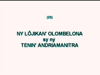 23 Ny lojika sy ny tenin'Andriamanitra