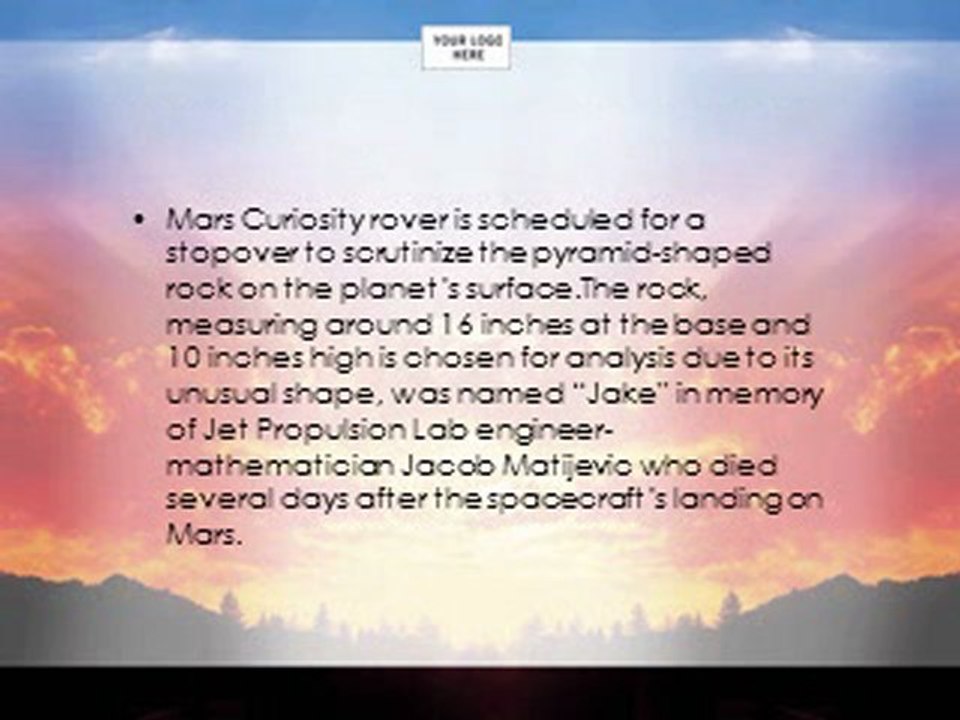 Crown Capital Management Jakarta Indoneisa - Mars Curiosity rover scheduled for a stopover