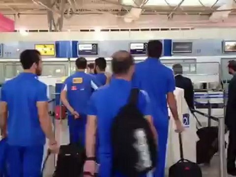 Η άφιξη των διεθνών στο αεροδρόμιο