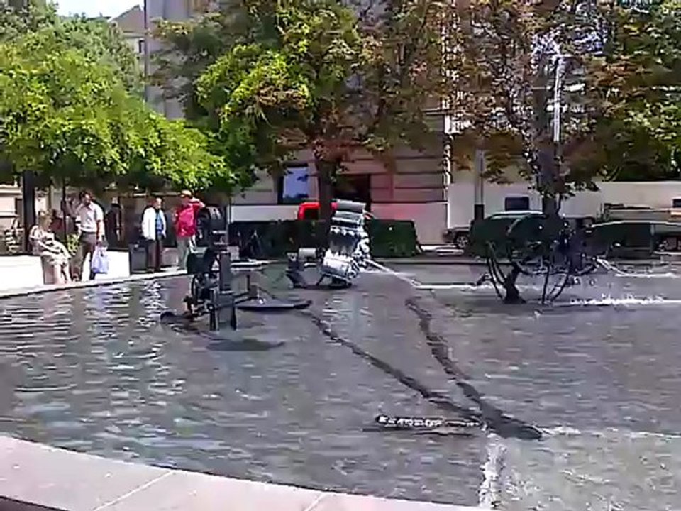 La fontaine Jean TINGUELY à Bâle