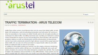 TRAFFIC TERMINATION - ARUS TELECOM
