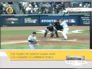 Aníbal Sánchez dominó a los Yankees y la seria se puso 2-0 a favor de los Tigres