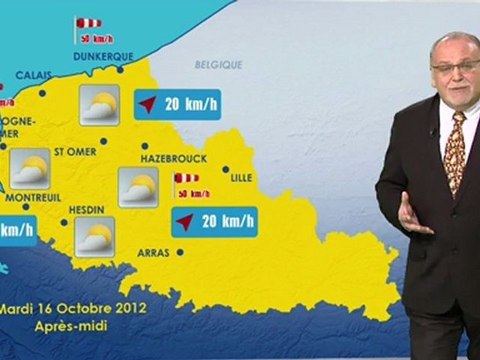 Opal'TV : La météo du mardi 16 octobre 2012