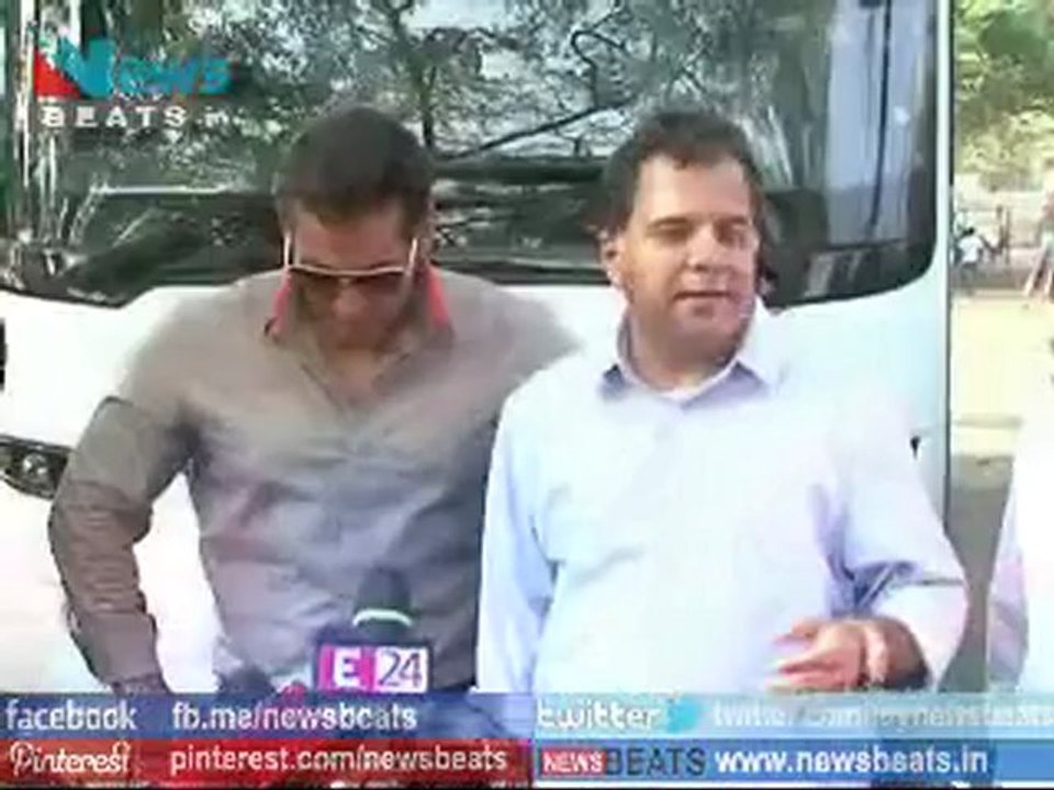 Salman Khan interview @ Bigg Boss 6 Tour Bus launch Part 1