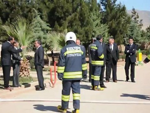 KİZİLTEPE BELEDİYESİ İTFAİYE YANGIN TATBİKATI 05-04-2010