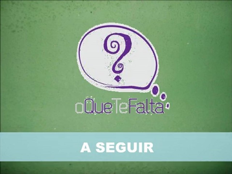 A Seguir O Que Te Falta? - Vinheta de Chamada do Canal GTV