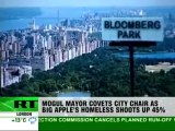 Record homeless rate in NYC as Bloomberg seeks another term