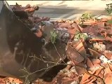 Images après la mini-tornade à Saint Hilaire Le Vouhis lundi 15 octobre