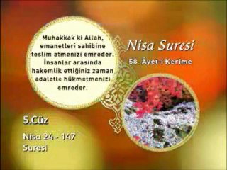 Nisa 58 okunuşu ve meali okyay derneği