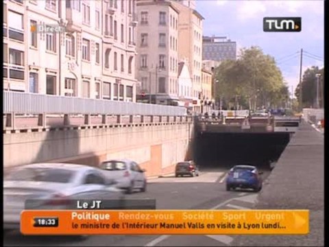 La trémie de la rue Garibaldi en travaux (Lyon)