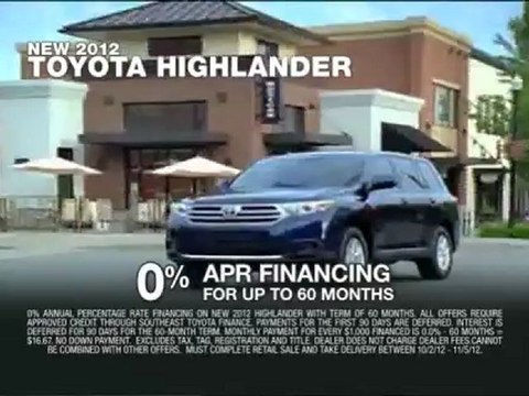 2012 Toyota Highlander – Yellow Tag Sales Event - Sun Toyota – New Port Richey, FL