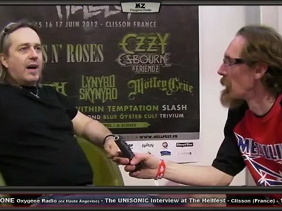 Metal Zone O.R - The UNISONIC Interview at the Hellfest 2012