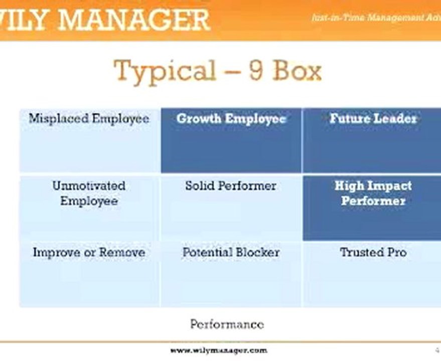 Using the Nine Box for Succession Planning - A Step by Step Guide for Managers