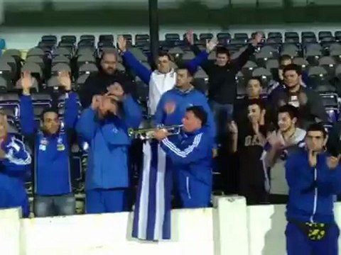 Οπαδοί στην προπόνηση της Εθνικής