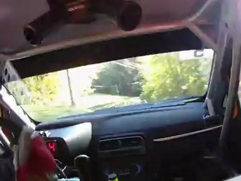 rallye des bauges 2012 chavanne chioso punto s2000 bds racing es 2 et ES 6 en camera embarquée