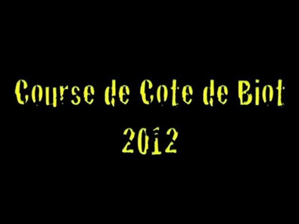 Course de Cote de Biot 2012