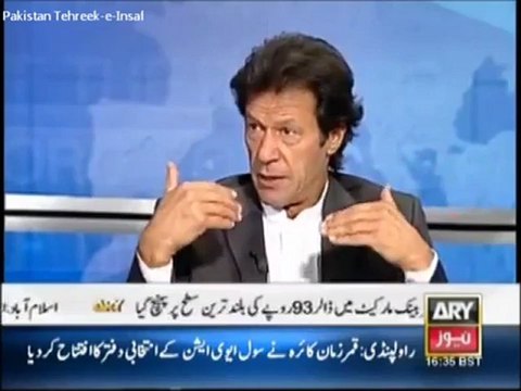 ARY News Imran Khan on Off the Record with Kashif Abbasi (May 29, 2012)