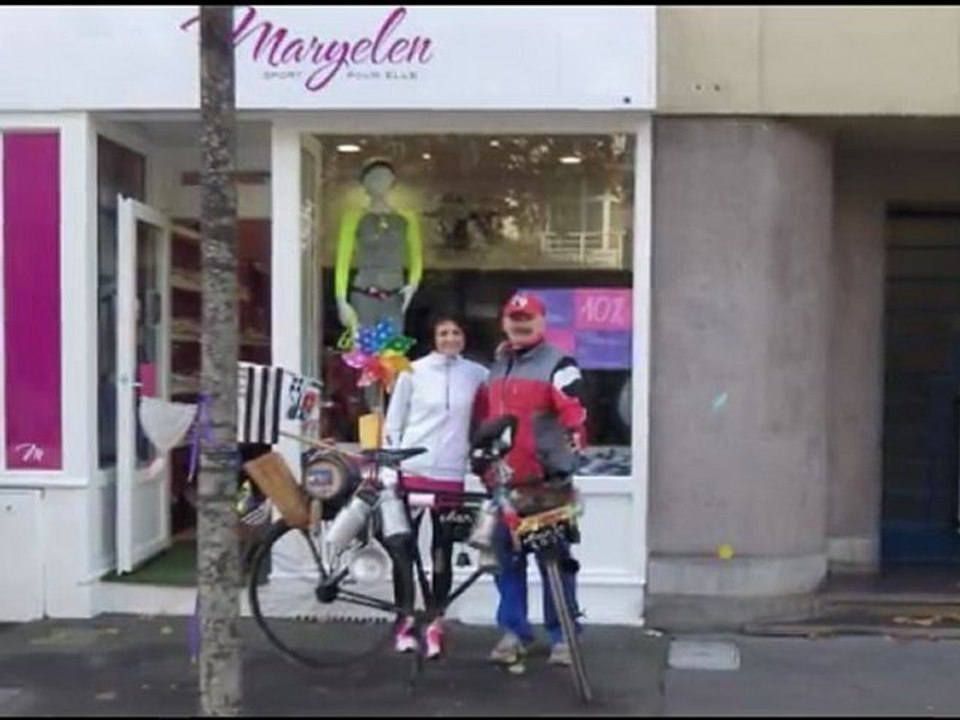 tout rennes court 2012 La "COLOMBIA" marche* / course avec mario et son petit vélo