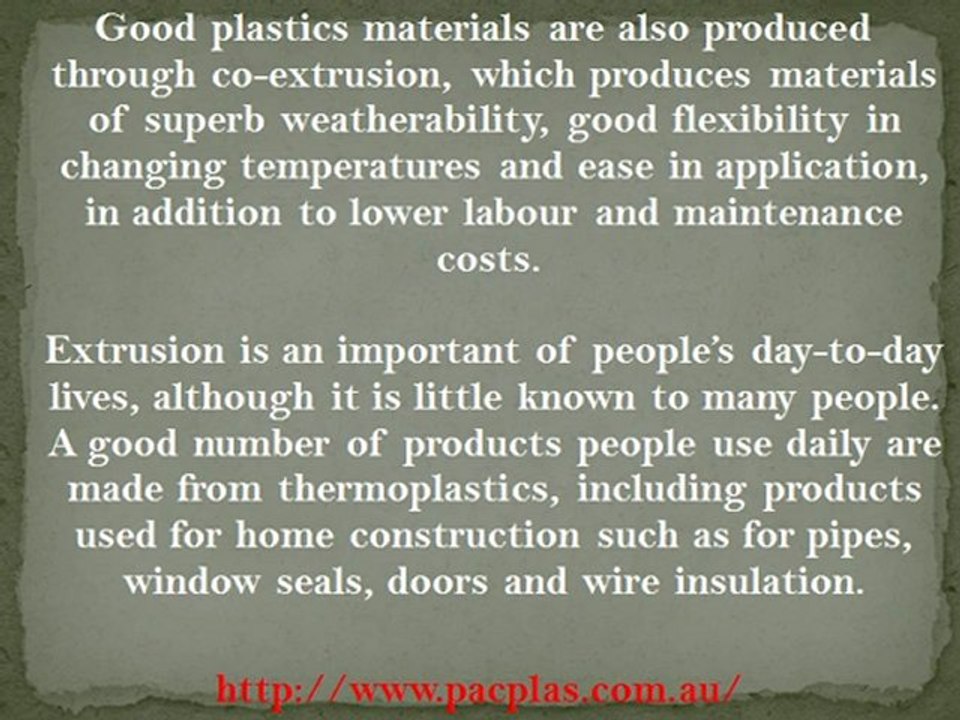 Plastic Extrusion’s Role in Everyday Life