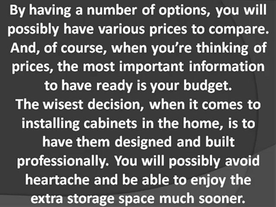 Choosing the Right Cabinet Maker