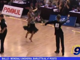 Ballo | Mondiali Ungheria, Barletta al 4° posto