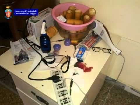 Foggia - Sequestro Centro massaggi cinesi illegale (12.10.12)