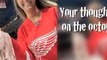 Miss Michigan visits Detroit Red Wings Fans