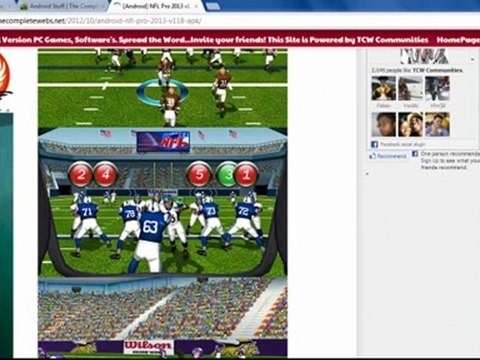 Download NFL Pro 2013 v1.1.8 APK Android Game Full Version Apk Free!