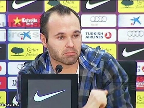 Iniesta: Es impensable que el Madrid olvide la Liga