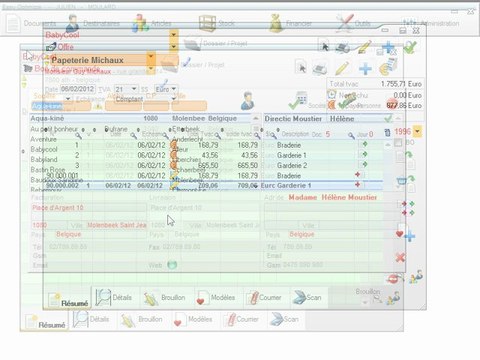 Documents - Optimizze: Transférer un document - ERP - v16