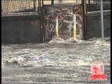 Campania - Nubifragio a Napoli città in tilt. Allagati binari della Metro (12.10.12)