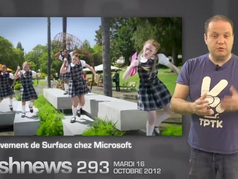 freshnews #293 Pas de Xbox Music pour Windows 7, Pub Microsoft Surface, La Vie High Tech Fannysparty (16/10/12)