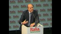 Pier Luigi Bersani - Presentazione della Carta d'Intenti per l'Italia bene comune (13.10.12)
