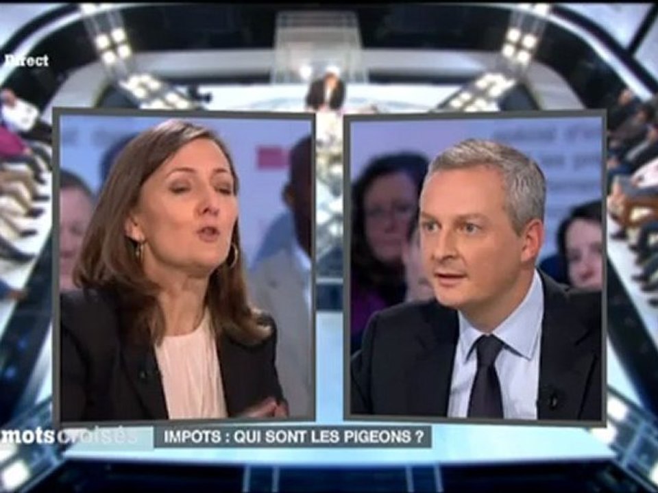 Olivier besancenot dans Mots croisés sur France 2
