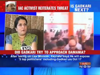 Damania takes on BJP Pres