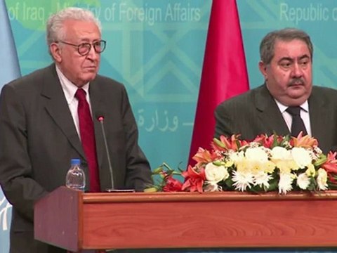 Syrie: Lakhdar Brahimi en visite à Bagdad