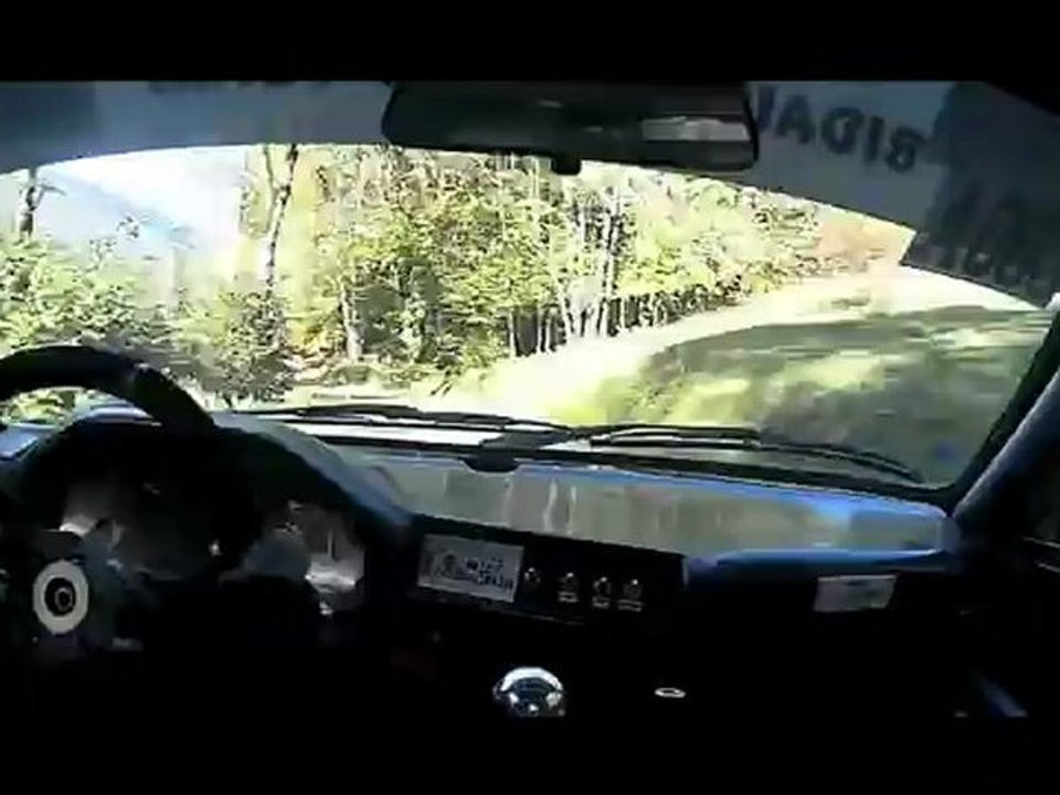 julien BIDAUD rallye des bauges 2012 ES2 Aillon
