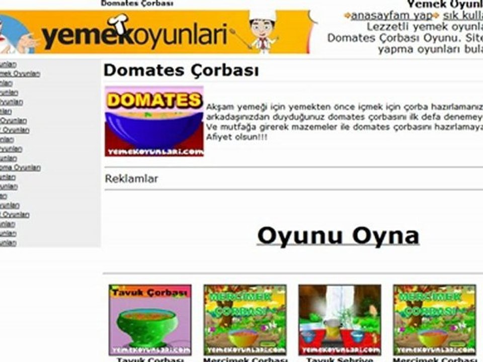 Domates Çorbası