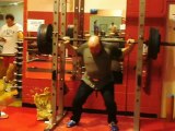 200kg Squat by 4 reps. CIT gym Oct 2012.