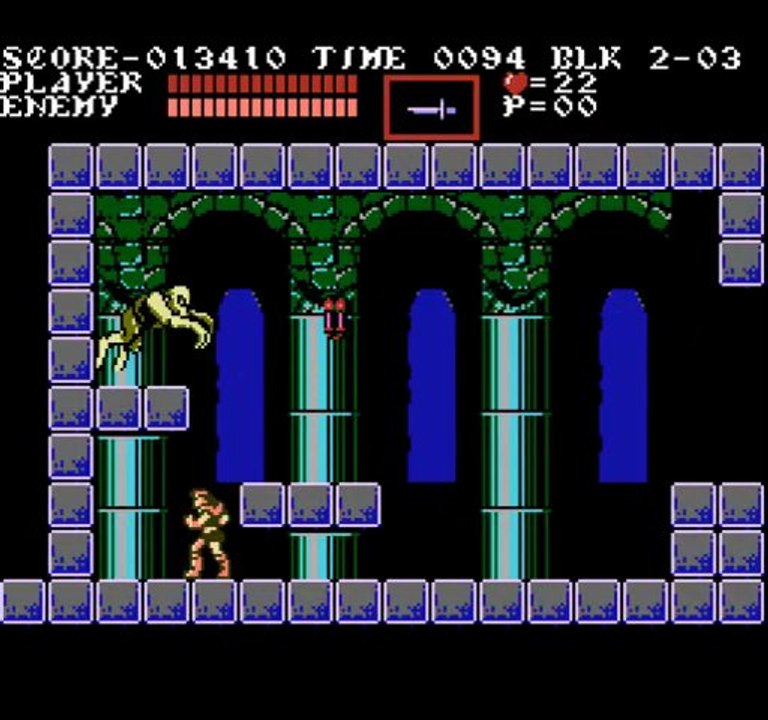 Castlevania 3 Walkthrough 2)Grants, le crapeau