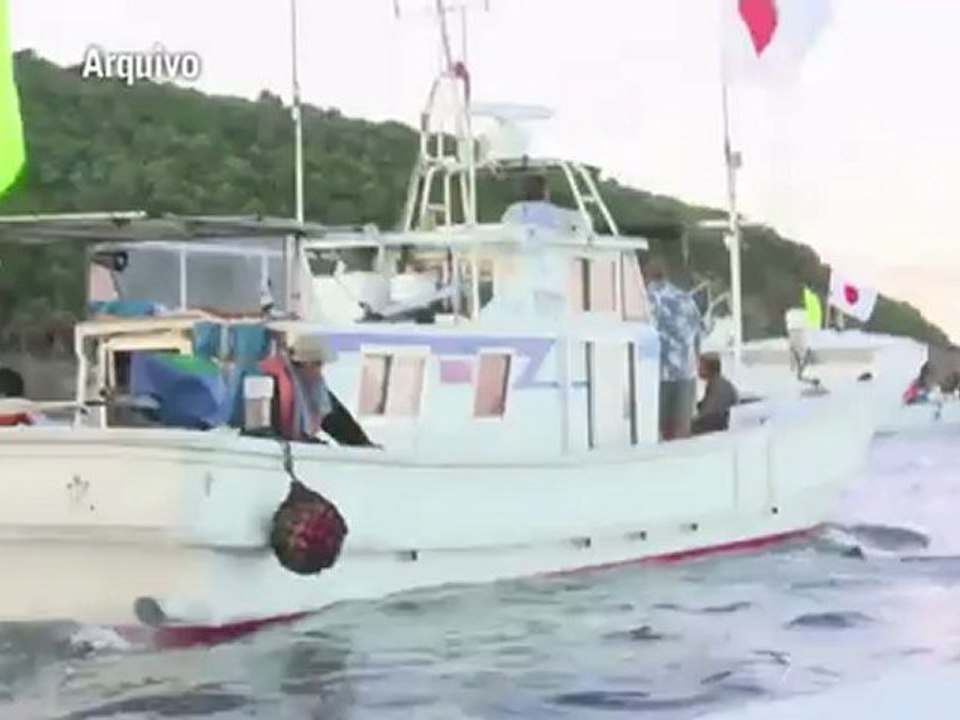 China envia barcos de guerra ao Japão