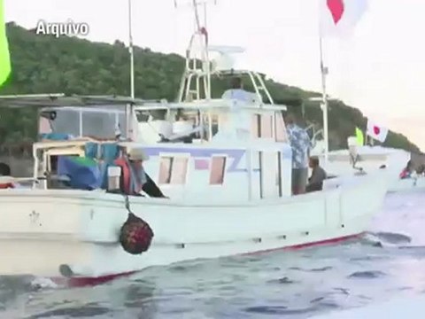 China envia barcos de guerra ao Japão