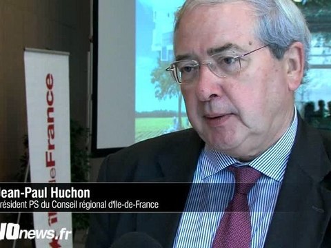 Jean-Paul Huchon (PS) présente le schéma directeur de la région Ile-de-France 2030