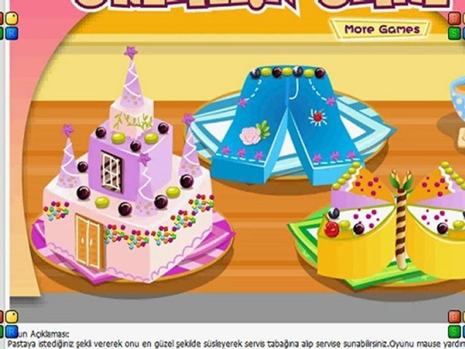 Şekilli Pasta Oyunu Dailymotion Video