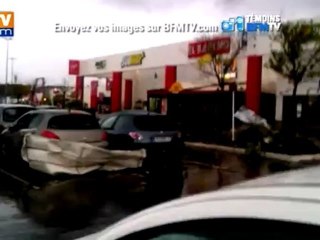 Vidéo impressionnante de la mini-tornade près de Marseille