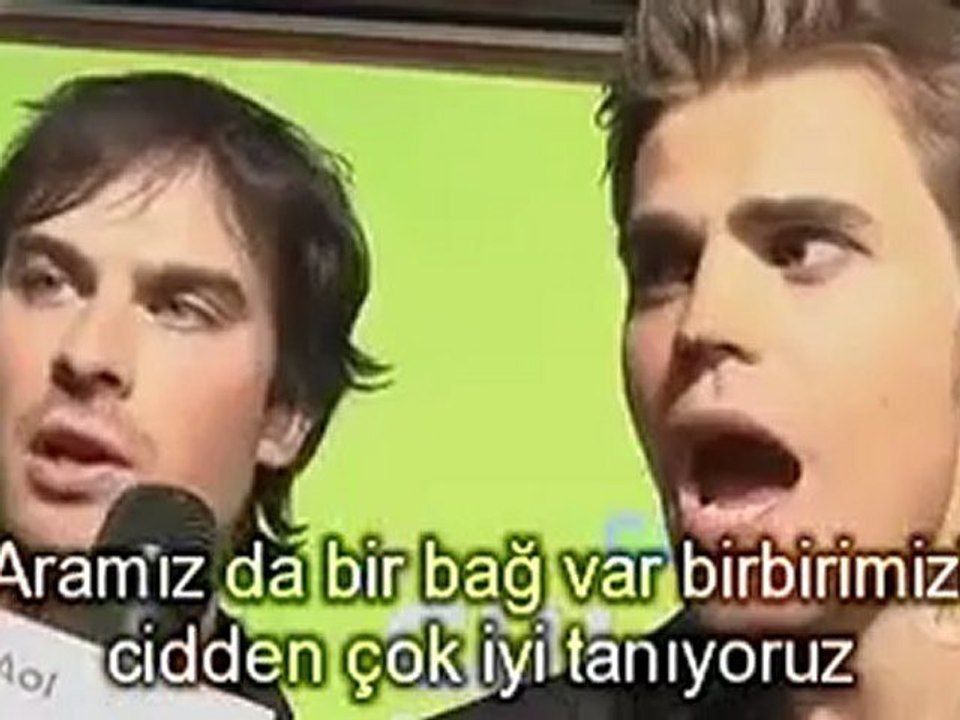 Nina Dobrev Ian Somerhalder ve Paul Wesley