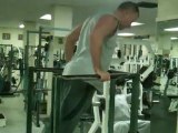Watto in the Reps Gym Preston: Dip challenge on Konkura.com Sport and Fitness