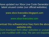 WORKING - Free Xbox Live Gold Codes And Microsoft Points [1,3,12 Month Xbox Live Codes]