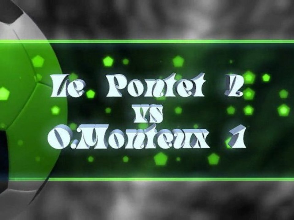 Le Pontet 2 vs Monteux